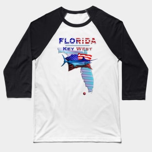 Copy of Florida Key West US Blue Martin II Baseball T-Shirt